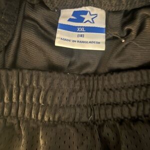 Starter Black Mesh Athletic Shorts Youth XXL Size 18